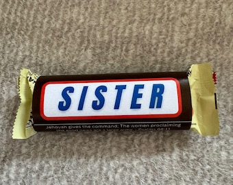 Gift Candy Bar Wrapper/Labels for Pioneers, Elders, Friends (Digital Download)