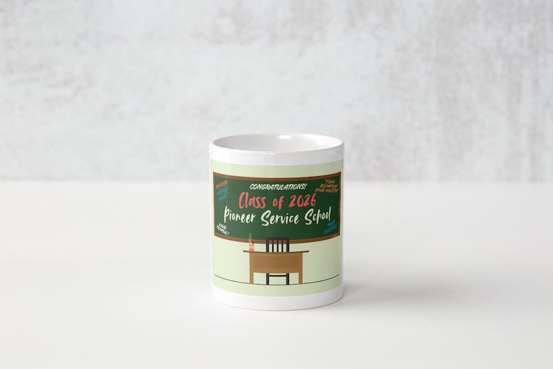 JW Pioneer School Mugs (4 Assorted Designs) - Etsy