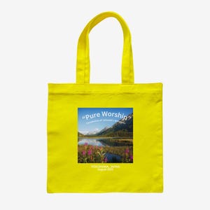 JW 2025 Convention Canvas Tote Bag: Personalized Souvenir