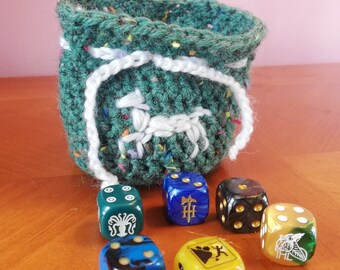 Sacchetti di dadi all’uncinetto