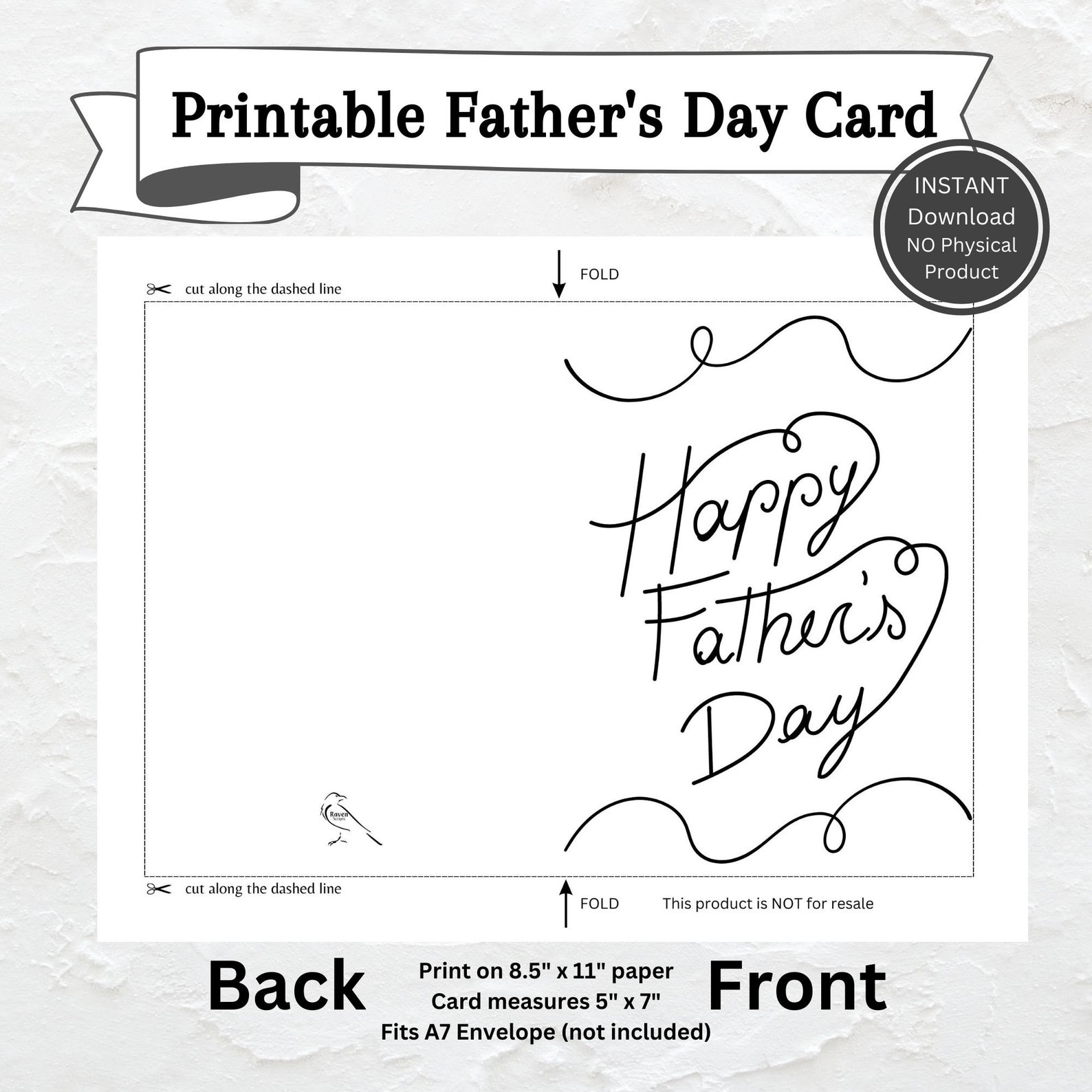 Father's Day Greeting Cards Printable Digital Download Printable Father ...