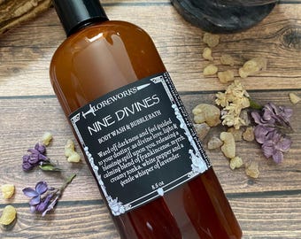 Nine Divines Body Wash + Bubble Bath