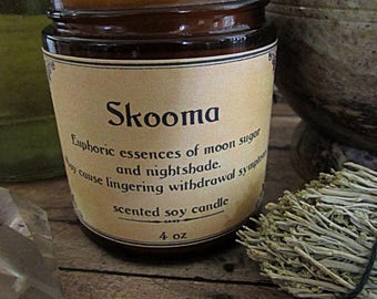 Skooma - 4 oz Skyrim themed soy wax candle