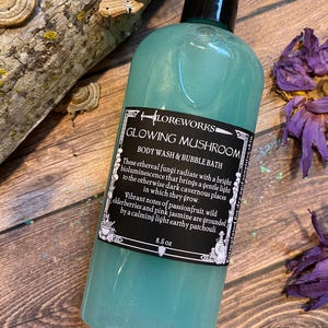 Glowing Mushroom Body Wash + Bubble Bath