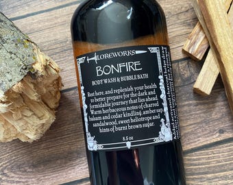 Bonfire Body Wash + Bubble Bath