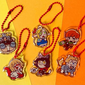 Dungeon Meshi mini keychains