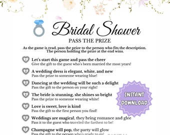 Pass the Gift Bridal Shower Game: Fun Party Activity (Digital Download)