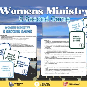 Womens Ministry Games, damesbediening ijsbrekers, Christian Ice Breaker, Womens Ministry Games kaartspellen, damesgildespellen