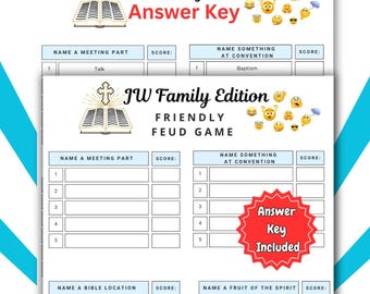 JW Family Feud Bible Game: Printable Trivia (PDF Download)