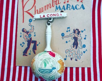 1930s Maraca Charm