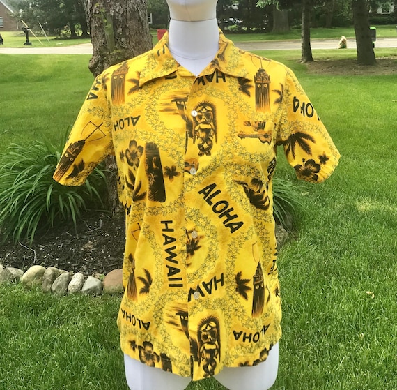 Yellow Hawaiian Shirt