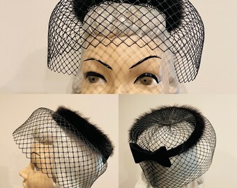 Veiled Bubble Hat