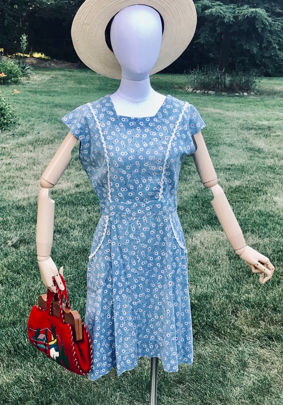 1940s Feedsack Dress