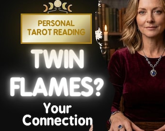 Twin Flame Tarot Reading – Soulmate Connection, Energy, Feelings (PDF Reading)