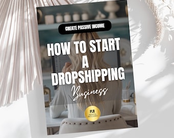 How to Start A Dropshipping Business Guide | Canva Template | DFY Digital Product | Small Business Owner Resource | Digital Marketing