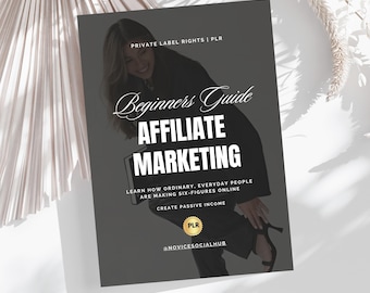 Affiliate Marketing Guide | PLR Ebook | Digital Marketing | DFY Digital Product | Lead Magnet Template | PLR Rights | Small Business Tools
