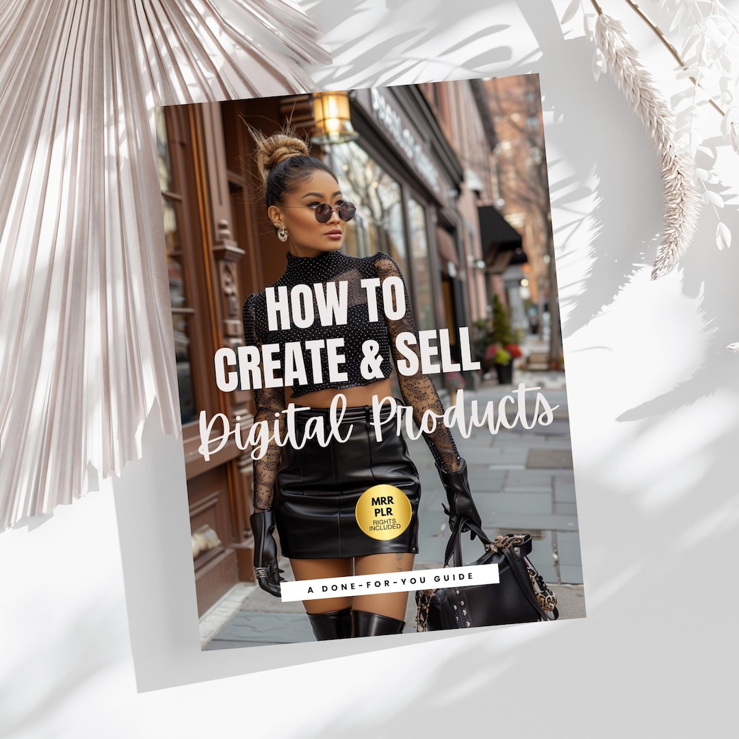 How to Create & Sell Digital Products | Canva Template | PLR Ebook ...