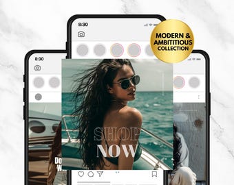 Aesthetic Instagram Templates, Engagement Posts, Instagram Story Templates, Instagram Reel Covers, Modern Coaching Templates, DFY Digital