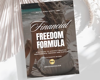 Financial Freedom Guide, Lead Magnet, Passive Income Ideas, DFY Digital Products, MRR Ebook, Master Resell Rights