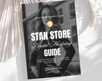 Stan Store Templates | Digital Marketing Guide | Lead Magnet | PLR Ebook | DFY Canva Template | How to Sell Online | Master Resell Rights