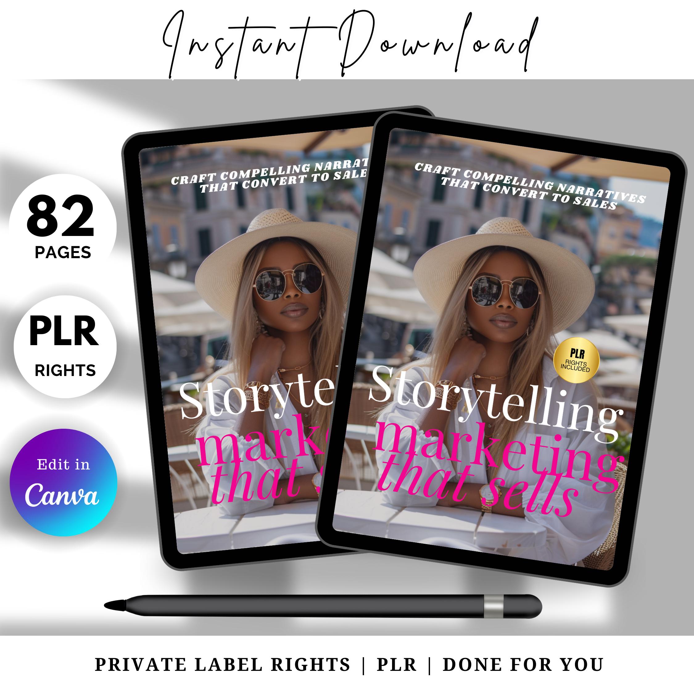 Ultimate Storytelling Marketing, PLR Ebook Bundle, Instagram Growth ...