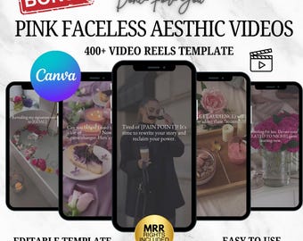 Pink Aesthetic Instagram Reels | Faceless Marketing | Social Media Marketing | DFY Digital Products | Digital Marketing | Content Creator