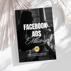 Facebook Ads Mastery PLR Ebook: Canva Template, Digital Marketing Guide (Digital Download)