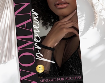 Guía de mentalidad para mujeres emprendedoras, plantilla de Canva, imán de clientes potenciales, ideas para ingresos pasivos, derechos de marca privada, marketing anónimo, libro electrónico PLR.