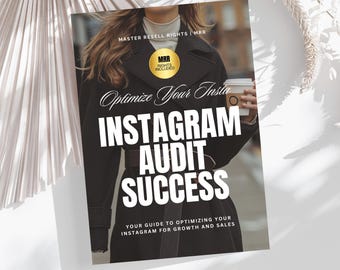 Social Media Audit Template, Canva Template, DFY Digital Products, Instagram Marketing, Small Business, Digital Marketing, Content Creator
