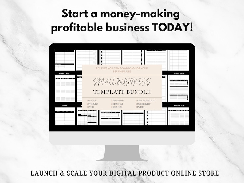 Small Business Forms Bundle, Order Form Bundle, Tumbler Order Form ...