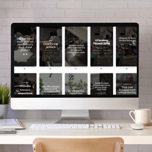 digital marketing templates desktop mockup