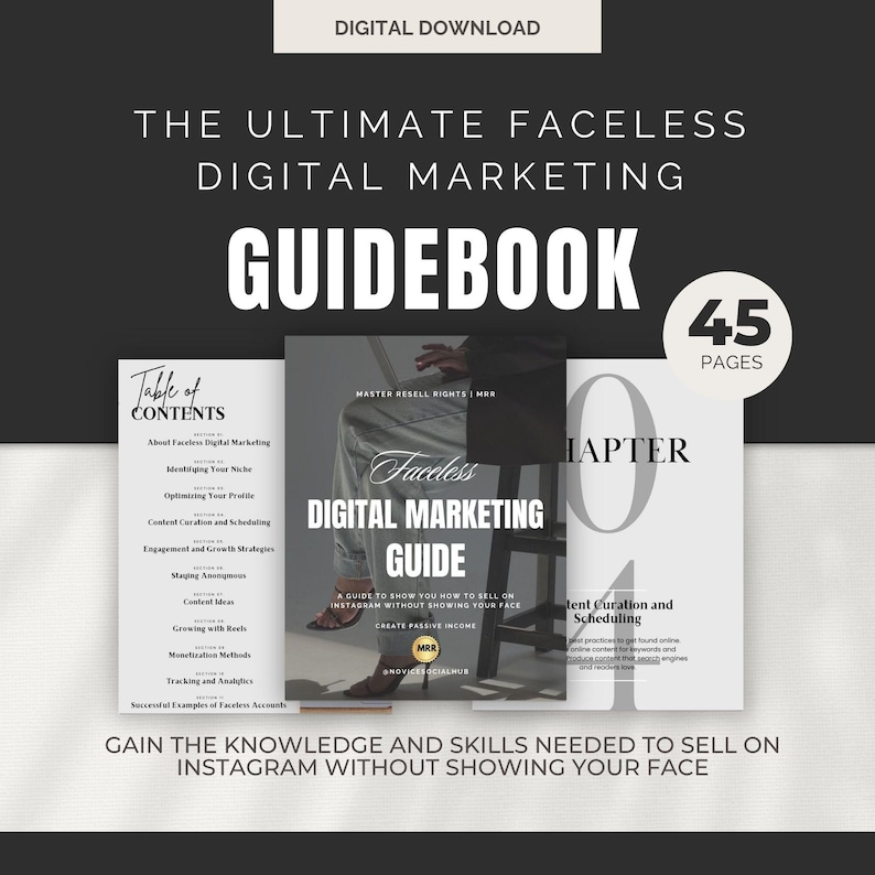 MRR Ebook on three workbook page mockups