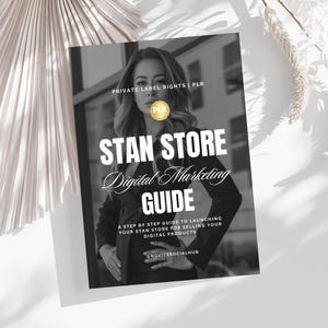 PLR Ebook, Stan Store Digital Marketing Guide, Lead Magnet, How To Sell Online, PLR Digital Products, Resell Rights