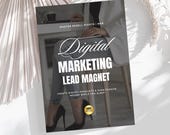 Digital Marketing Lead Magnet Template | DFY Digital Products | Faceless Marketing | Small Business Tools | PLR Rights