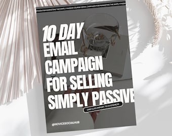 Simply Passive Email Campaign | MRR Course | Digital Marketing Course | Systeme.io Funnel | Done-For-You | PLR Digital Products