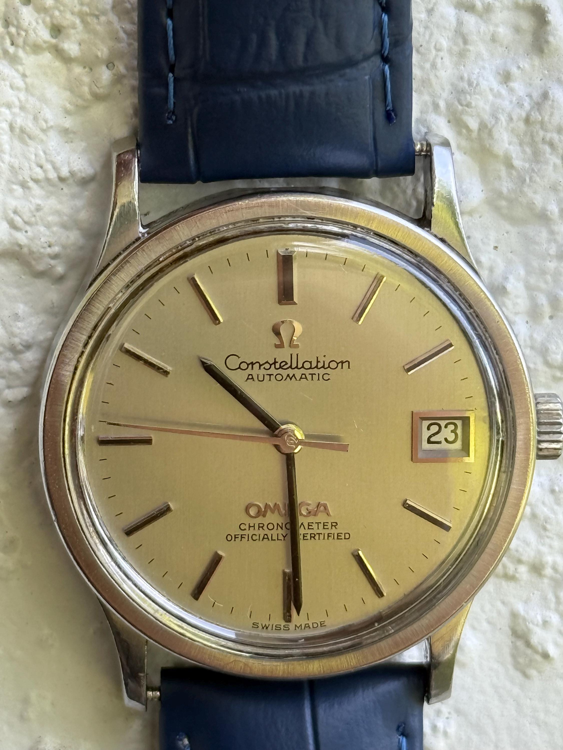 Omega Constellation Chronometer SS Automatic Wristwatch