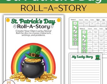 St. Patrick's Day Roll-A-Story Writing Activity (Digital Download)