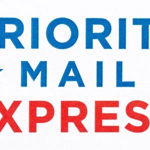 Expédition de courrier prioritaire USPS