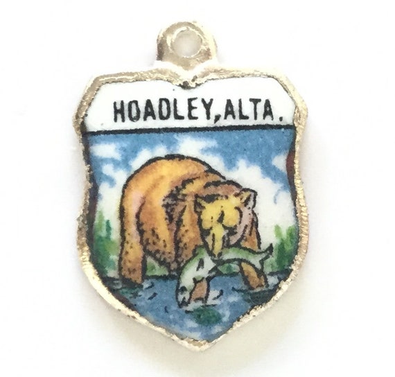 Bear Vintage Silver Enamel - Hoadley Alberta  -So… - image 2