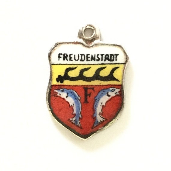 Freudenstadt Germany - Vintage Enamel Souvenir Tr… - image 1