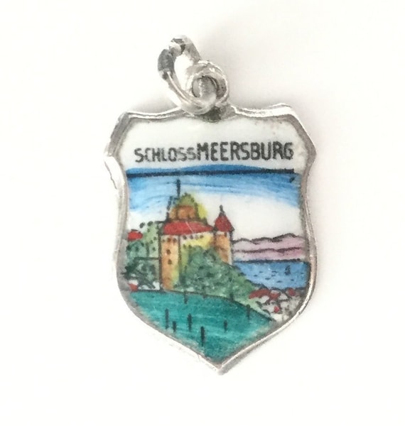 Schloss Meersburg, Germany - Vintage Enamel Souven