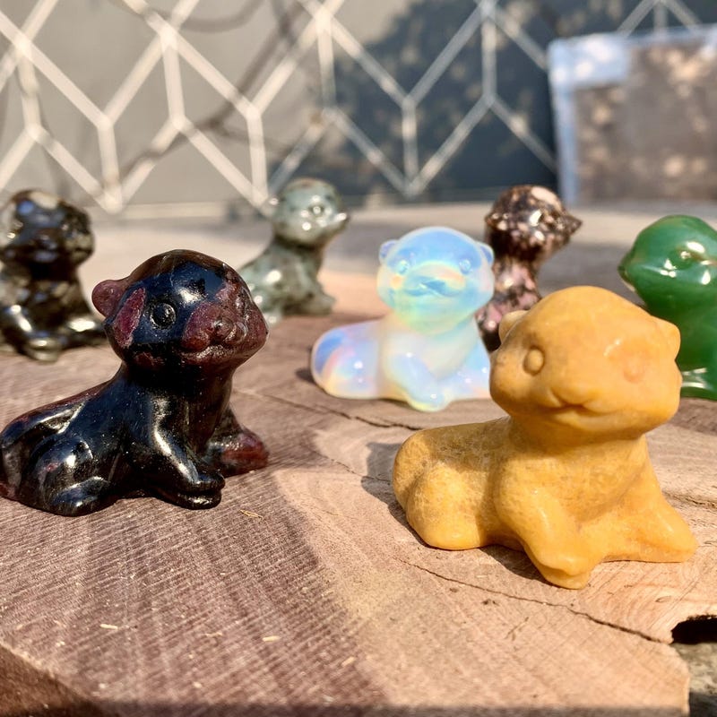 Crystal Within Rocks Otter Rocks - Etsy