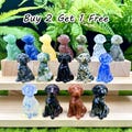 Buy 2 Get 1 Free!! Crystal Dog Figurine, Handcrafted Puppy Sculptures, Crystal Gifts for Pet Lovers, Crystal Animal Memory Ornaments product logo