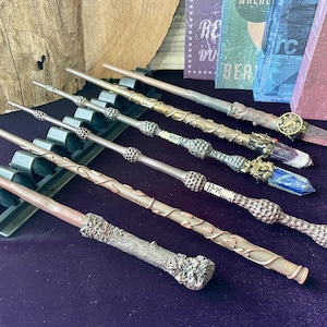 Personalized Magic Wand, Handmade Natural Crystal Wands, Witchcraft Costume Props, Replica Wizard Wands, Personalized Crystal Gifts for Kids