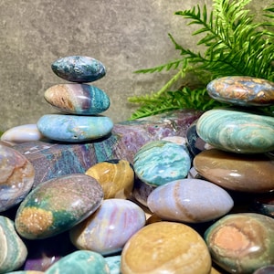 Palmstone ocean jasper - Etsy 日本