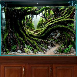Aquarium hardscape driftwood aquascape centerpiece aquascaping cave fish tank decoration