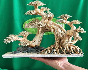 流木アクアスケープ盆栽木水槽樹植物岩洞窟アクアスケープ流木魚水槽
