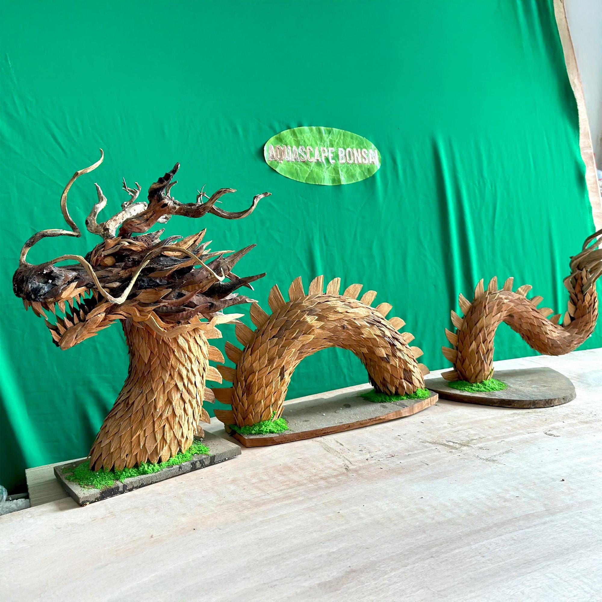 木製ドラゴン浮彫り装飾品 Amazon.co.jp: 干支 龍 木彫り 木製 縁起物 根付 ストラップ 龍