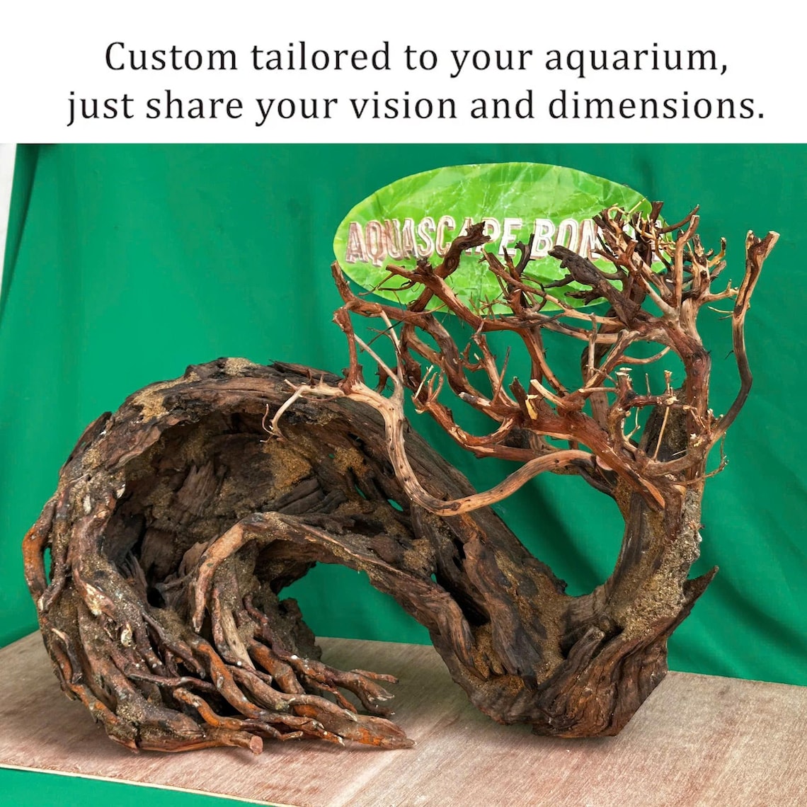 Natural Driftwood Hardscape Aquascape Aquarium Bonsai Cave Aquascaping ...
