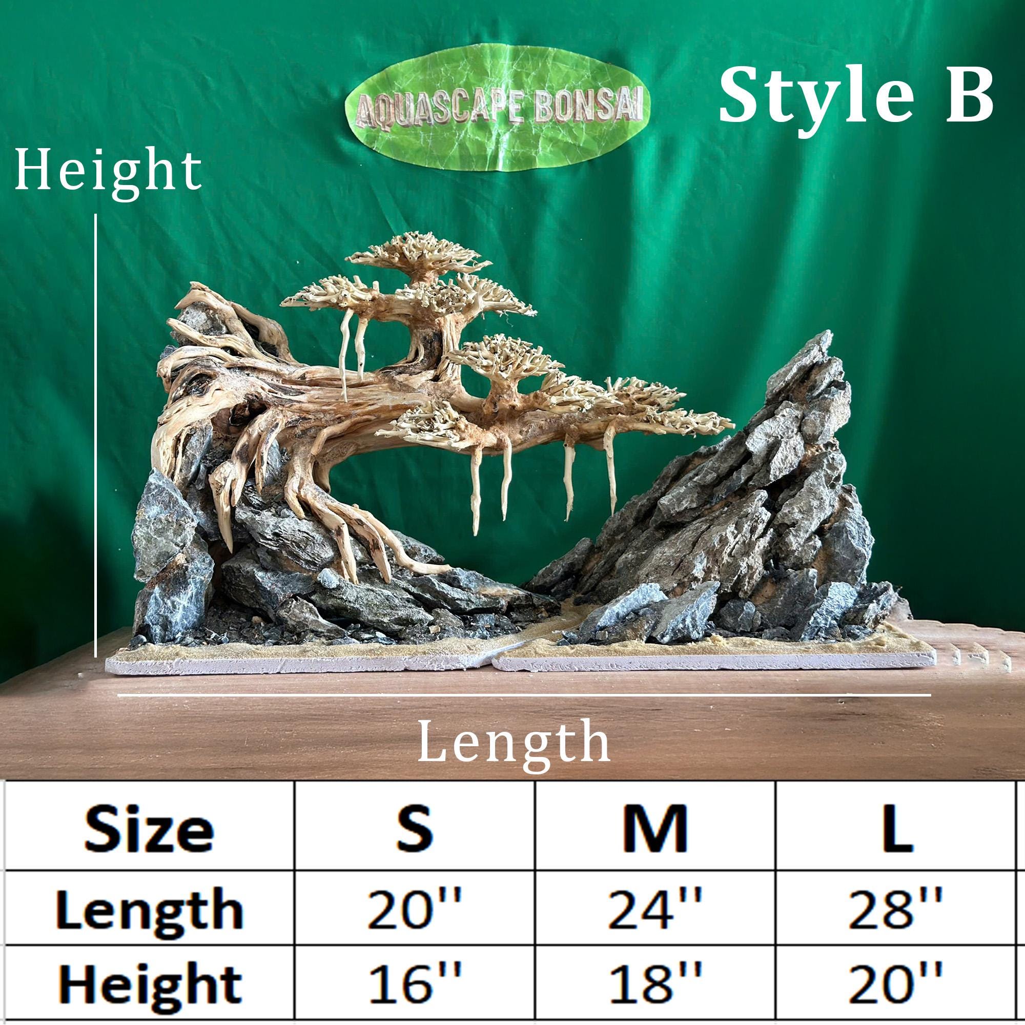 Driftwood Bonsai Aquarium Aquascape Tree Plant Bon Sai Tree Wood ...